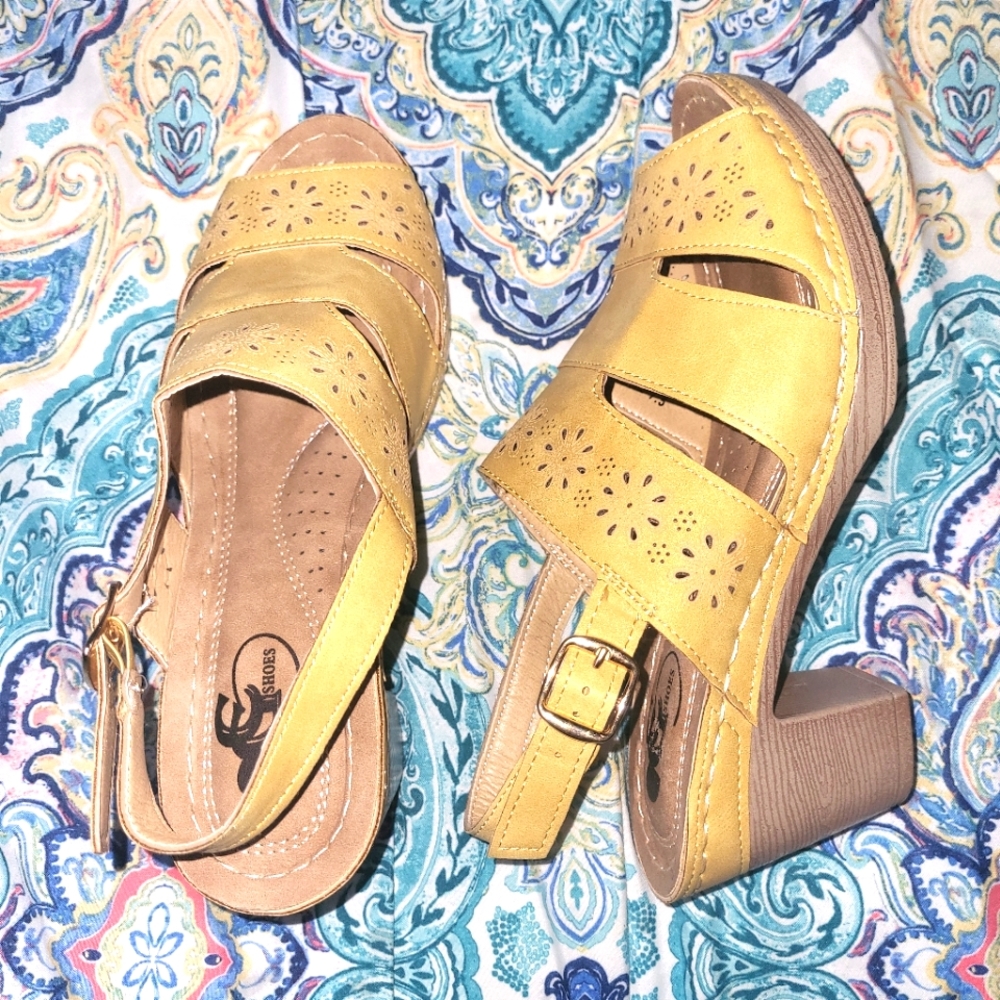 GCSHOES heeled sandal
